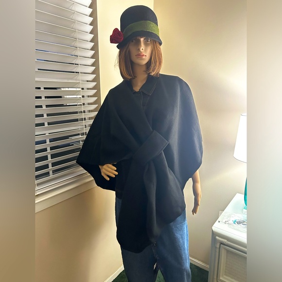 Luxury Wool Feel Loop Cape by The Magic Scarf Co - Picture 2 of 5